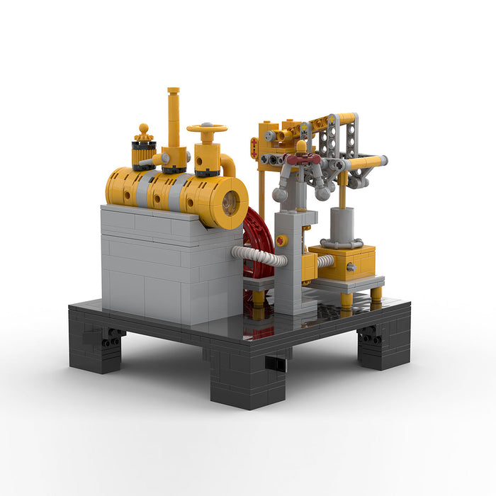 Retro Design Beam Steam Engine DIY Kit Building Block Model Perfect for STEM Collectors（469PCS)） enginediyshop