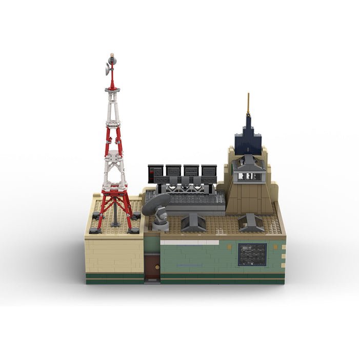 MOC-226314 Radio Station BRICK KBRC Building Blocks Set-2681PCS enginediyshop