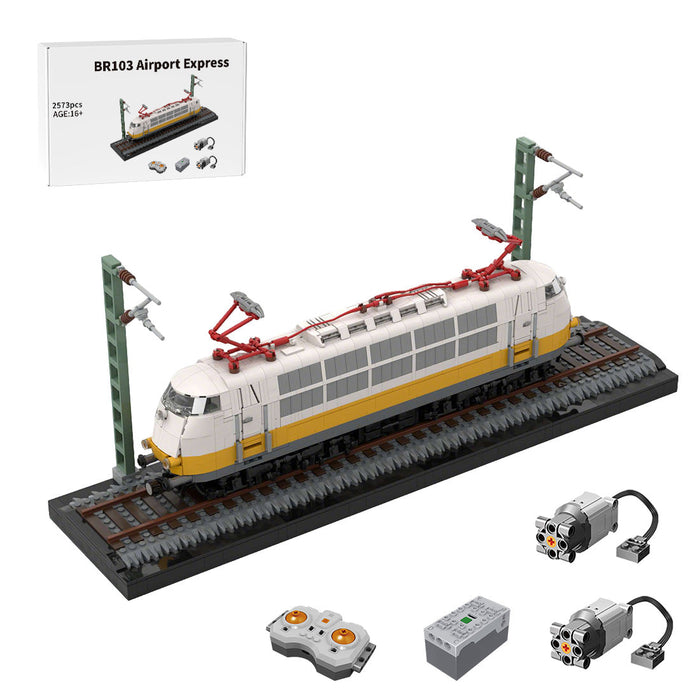 MOC-212136 BR103 Airport Express Building Blocks Set (Dynamic Version/2573PCS) enginediyshop
