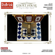 MOC-77106 The Court House Building Blocks DIY Small Particle Model without Stickers(13905PCS ） enginediyshop