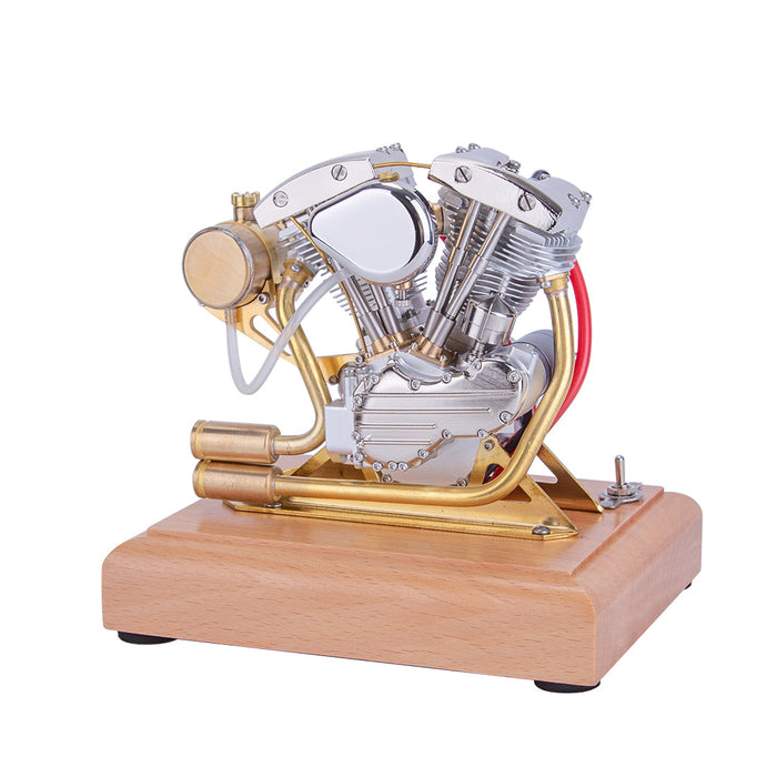 RETROL 4.2CC OHV V-Twin Cylinder Four-stroke Motorcycle Gasoline Internal Combustion Engine Model enginediyshop