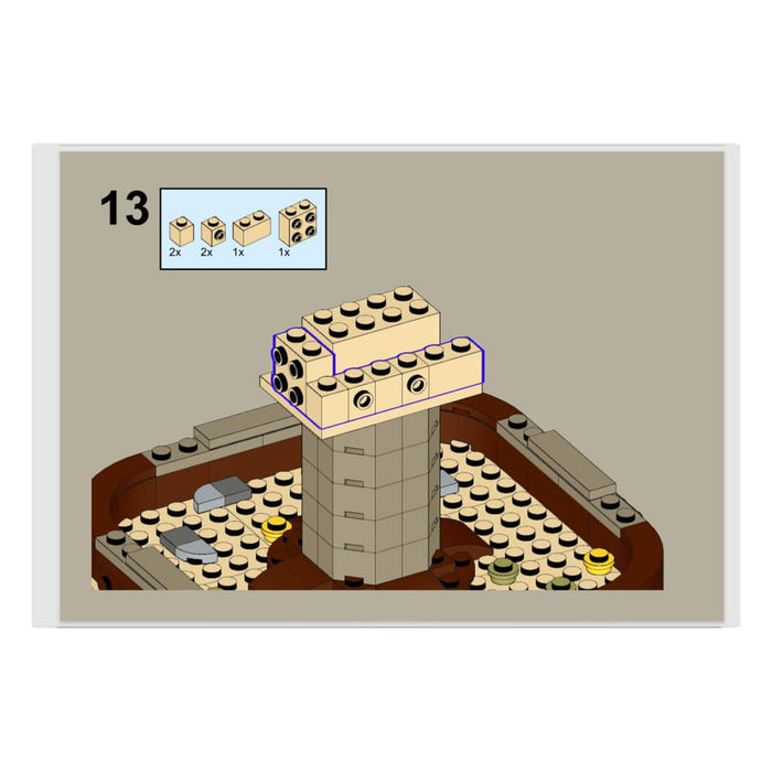 MOC-124853 Parrot Animal Model DIY Assembly Building Blocks Set (392PCS) enginediyshop