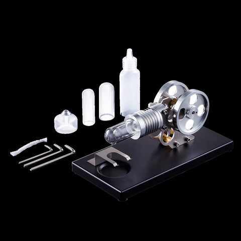 Manson Hot Air Stirling Engine External Combustion Engine Model STEM Science & Education Toy Gifts for Technology Enthusiasts enginediyshop