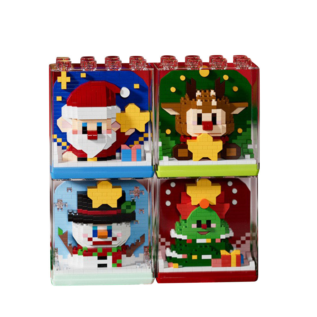 4 in 1 Christmas Star Gift Box Building Blocks Set (1565PCS ...