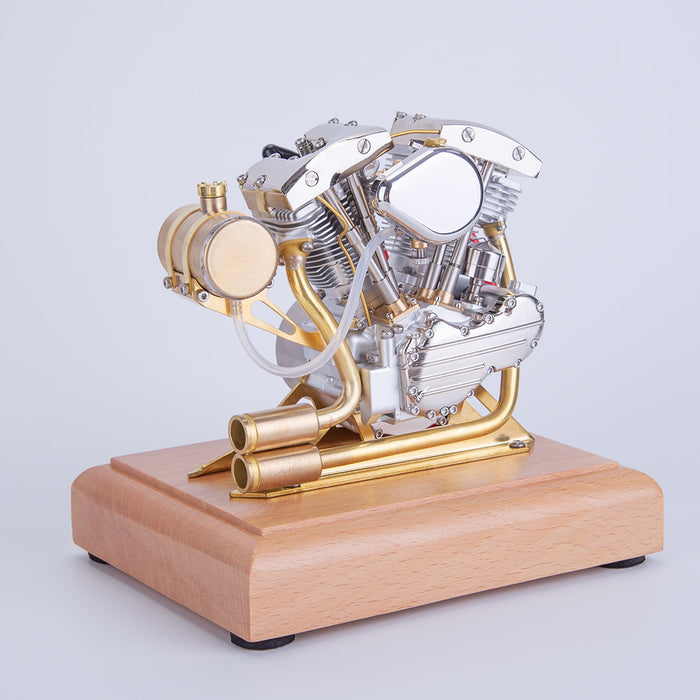 RETROL 4.2CC OHV V-Twin Cylinder Four-stroke Motorcycle Gasoline Internal Combustion Engine Model enginediyshop