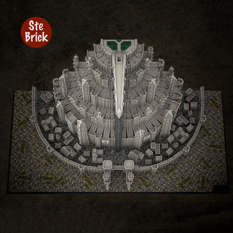 MOC -The Seven rings - Part A Super Large Building Block MOC Kit (99548PCS) enginediyshop