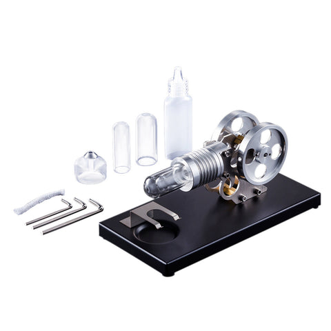 Manson Hot Air Stirling Engine External Combustion Engine Model STEM Science & Education Toy Gifts for Technology Enthusiasts enginediyshop