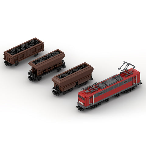 MOC-108963 BR150 Coal Wagon Train Model Building Blocks Toy Set 2377PCS enginediyshop