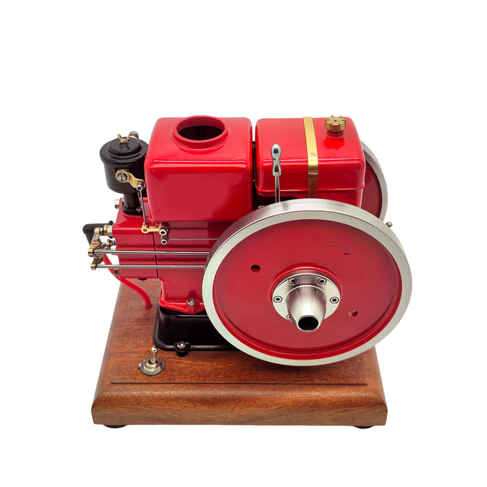 RETROL & OKMO 916 Vintage Stationary Horizontal Single Cylinder 4-Stroke Gasoline Engine Model RTR Version enginediyshop