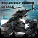 Mocsage MOC-149250 Helicopter Model Assembly Toy Building Blocks Set Creative Ornament (1039PCS) enginediyshop