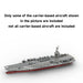 MOC-192566 1/300 Scale Gerald R-FOD | Nuclear-Powered U.S. Aircraft Carrier Building Blocks Set—6354PCS enginediyshop