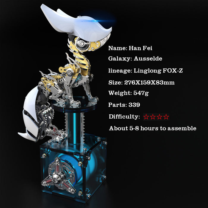 DIY Fox 3D Assembly Mechanical Model Creative Gift Set (339PCS) enginediyshop
