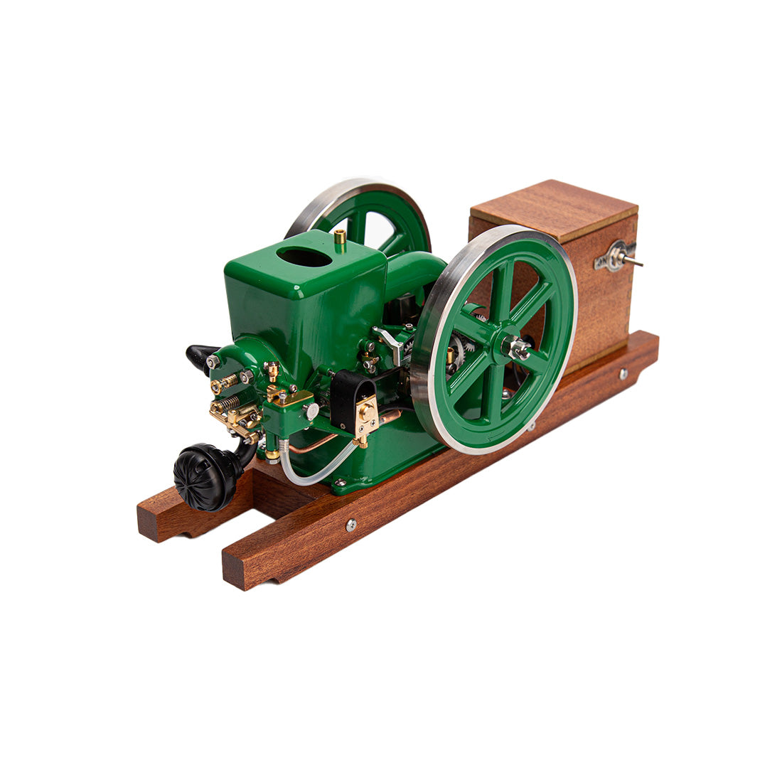 Hit Miss Model Engine Z01 Hit and Miss Gasoline Engine Model Ball Top Miniature Water-Cooled ...