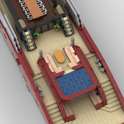 MOC-254412 120CM Modular Luxury Yacht Building Blocks Set-15639PCS enginediyshop