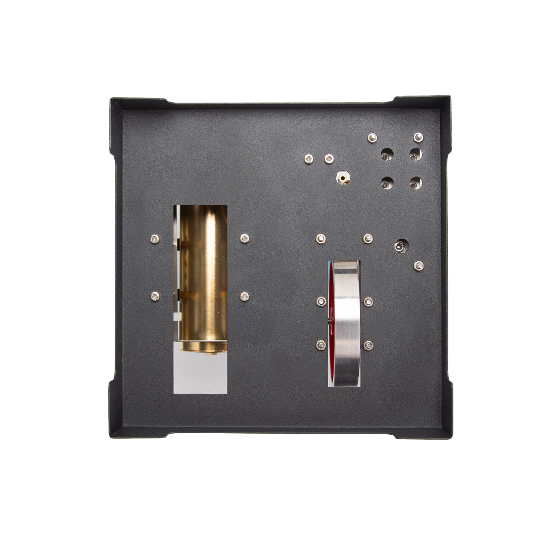 RETROL Modelo de motor de vapor DIY de metal completo con caldera horizontal y gobernador centrífugo Flyball (84PCS)