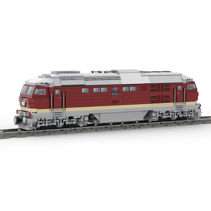 Electric Locomotive BR132 Model Building Blocks Set (Speed Control Dynamic Version/1454PCS) enginediyshop