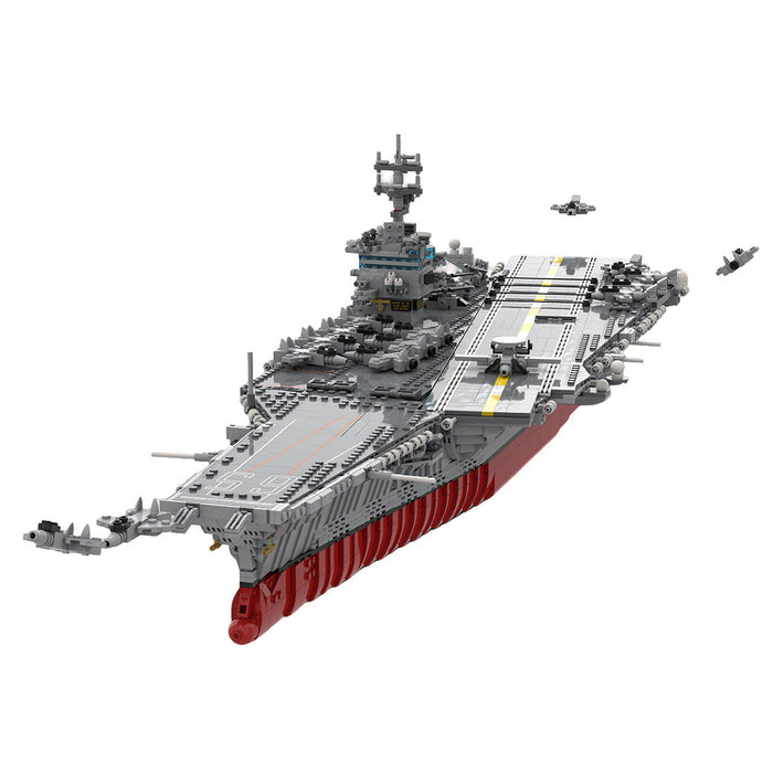 Mocsage 1/350 UCS USS Enterprise CVN-65 Nuclear-powered Aircraft Carrier Military Model Building Blocks Set (4941PCS) enginediyshop