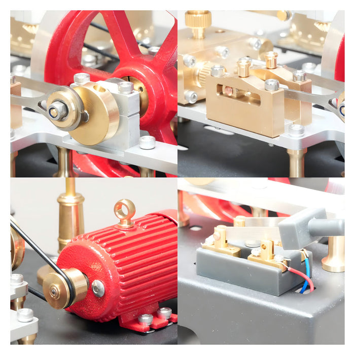 RETROL GF-01 27-piece DIY Miniature Workshop Model Kit for SE-01/02/03 and other Steam Engine Models