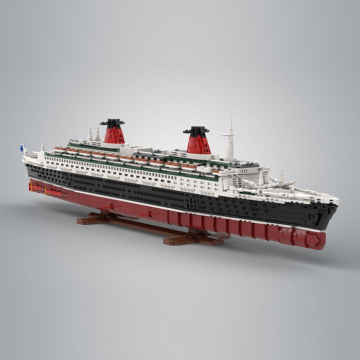 MOC  1/400 Scale France Ocean Liner Building Block Set(3325PCS) enginediyshop