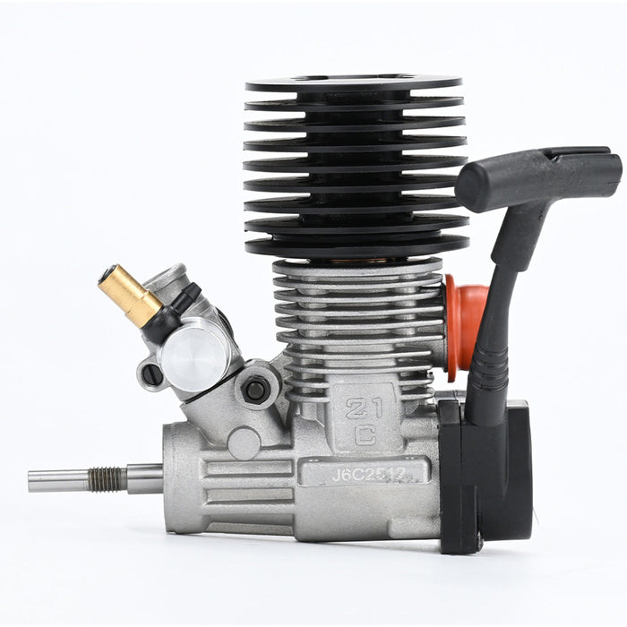 VRX SH.21 3.48cc Rear Exhaust Engine Model with PUII Starter for 1/8 Scale Methanol Fuel-Powered RC Car enginediyshop