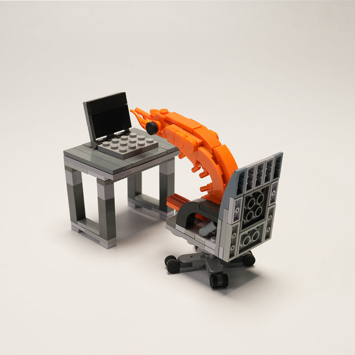 Working Shrimp Man Building Blocks Set-675PCS