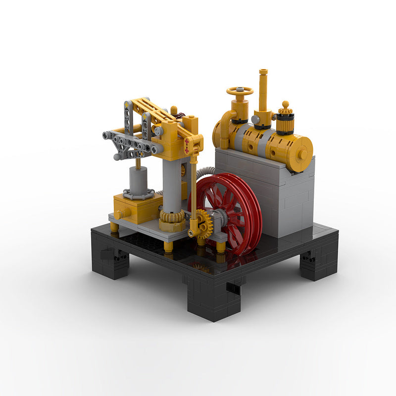 Retro Design Beam Steam Engine DIY Kit Building Block Model Perfect for STEM Collectors（469PCS)） enginediyshop