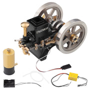 ENJOMOR 6cc Hit and Miss Engine Metal Mini Horizontal Evaporative Cooled Four Strokes Gasoline Engine Internal Combustion Engine Model enginediyshop