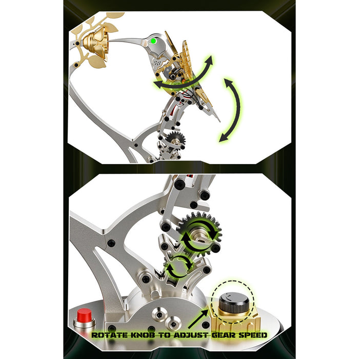 Mechanical Bird Steampunk Metal DIY Assembly Model Kit (250+PCS) enginediyshop