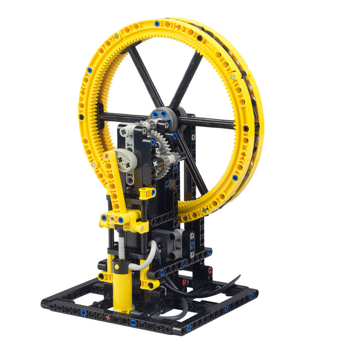 MOC-57096 Vertical Pneumatic Engine Building Blocks Set (368PCS) enginediyshop