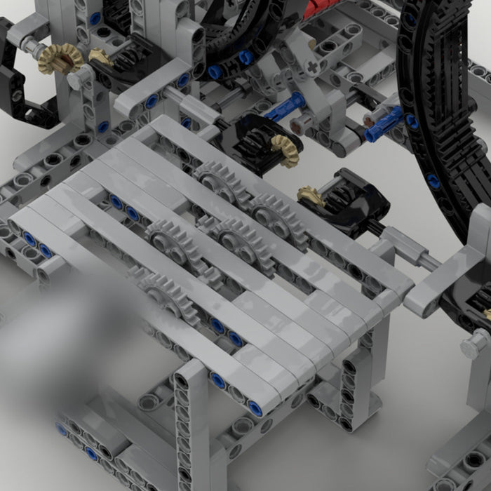 MOC  Synchronized Transmission Building Block Module, Mechanical Gear and Linkage Model-926PCS enginediyshop