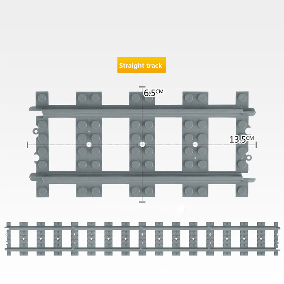 301Pcs City Train Tracks DIY Rail Tracks Set Building Bricks Parts for ...