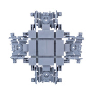 182Pcs DIY Train Tracks Building Blocks Railroad Tracks for Train DIY Bricks Toy enginediyshop