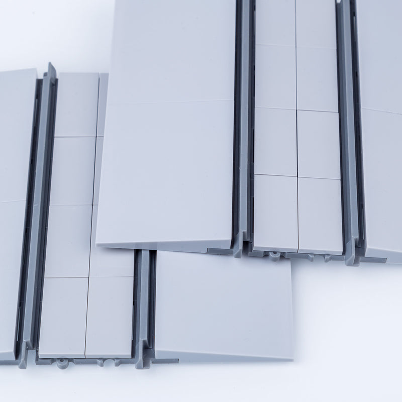 182Pcs DIY Train Tracks Building Blocks Railroad Tracks for Train DIY Bricks Toy enginediyshop