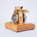 Mini 1.6cc Water-cooled Single-cylinder 4-stroke Gasoline Engine Internal Combustion Engine Model with Wooden Base enginediyshop