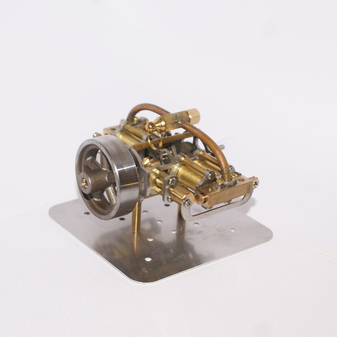 Miniatur-Dampfmaschinenmodell mit vier Zylindern in horizontaler Gegenüberstellung, ohne Kessel für Modellschiff-Geschenksammlung 2