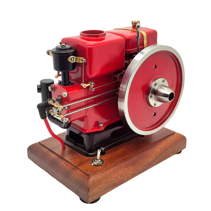 RETROL & OKMO 916 Vintage Stationary Horizontal Single Cylinder 4-Stroke Gasoline Engine Model RTR Version enginediyshop