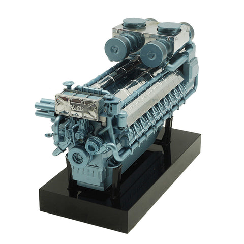1/12 Scale Diesel Engine Model Alloy Collectible Ornament Toy (Static Version) enginediyshop