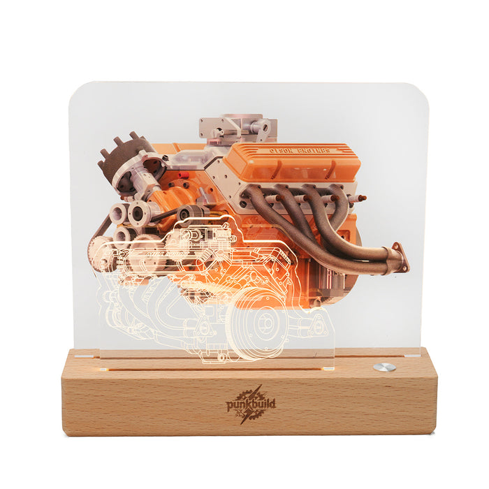 Punkbuild  Engine Night Light Acrylic LED Lamp enginediyshop