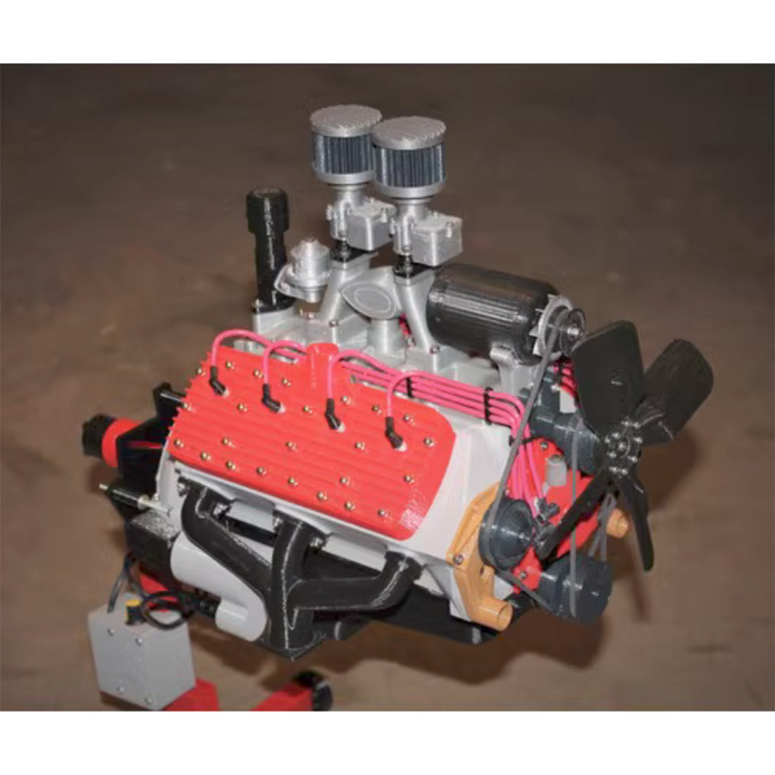 MY MODEL 1/4 Scale Flathead V8 Engine Functional & Detachable FDM 3D Printed Engine Model Toy (Assembled Version) enginediyshop