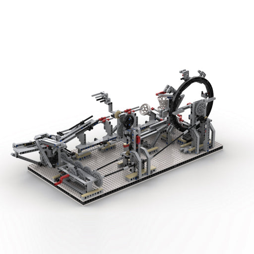 MOC Cycle Modular Building Block Machine, Advanced Mechanical Gear System-928PCS enginediyshop