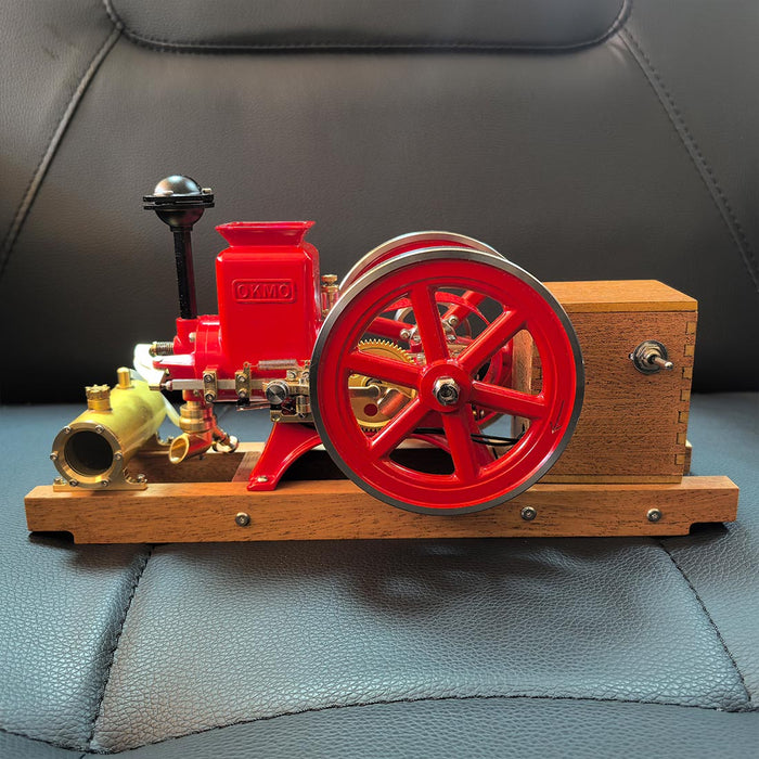 RETROL & OKMO B02 Hit and Miss Engine Model Retro Miniature Horizontal Single-Cylinder 4-Stroke Gasoline Engine