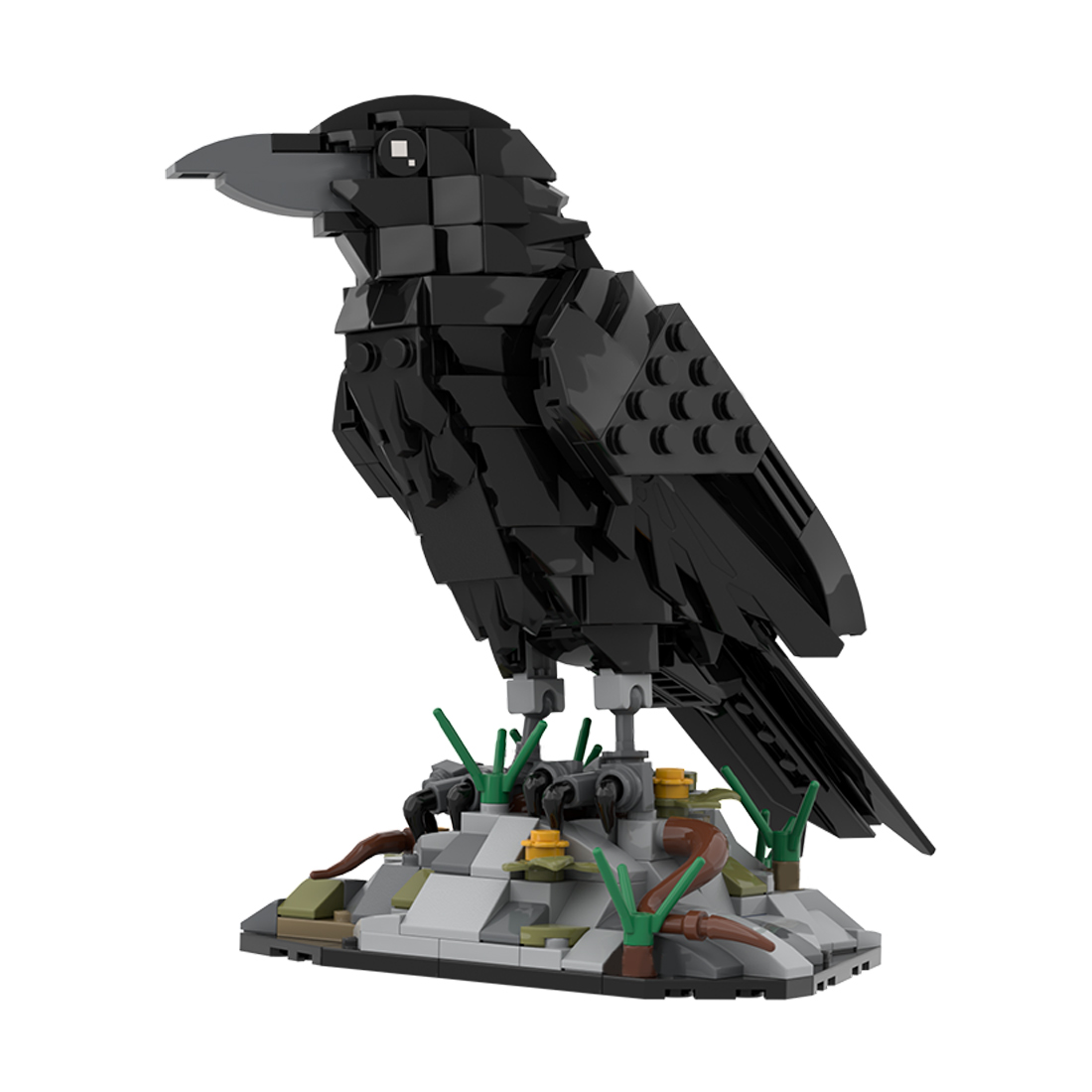 MOC-217187 Raven Bird Building Blocks Set (357PCS) — enginediyshop MOC-217187 Raven Bird Building Blocks Set (357PCS) — enginediyshop
