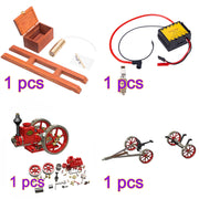 RETROL ENGINE HM-01 7cc Engine 4-stroke Horizontal Hit and Miss Internal Combustion Engine Model enginediyshop