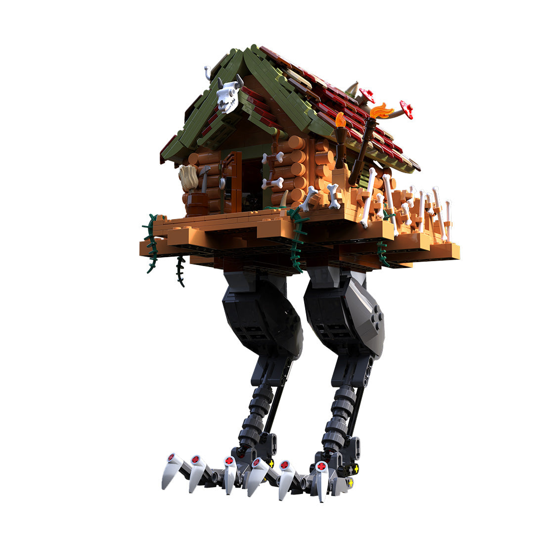 Baba Yaga's Hut Model DIY Assembly Building Blocks Set Creative Orname ...