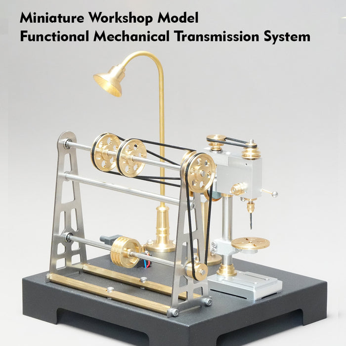 RETROL GF-01 27-piece DIY Miniature Workshop Model Kit for SE-01/02/03 and other Steam Engine Models