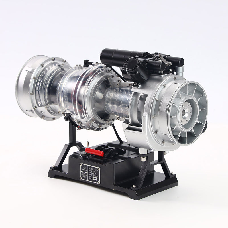 TECHING×SKYMECHMAN 1/4 Scale Metal Simulation Electric Military Helicopter Turboshaft Engine Model Kit
