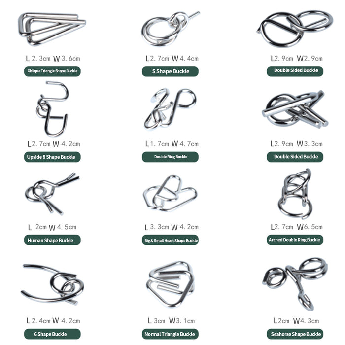 Advent Calendar Brain Teaser Adventskalender Christmas Gift Creative Intelligence Toy (Set of 24) enginediyshop