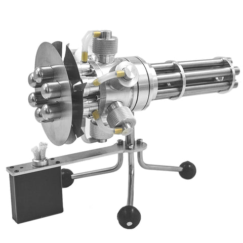 6 Cylinder Stirling Engine Novel Gatling Blaster Design Engine Motor Model enginediyshop
