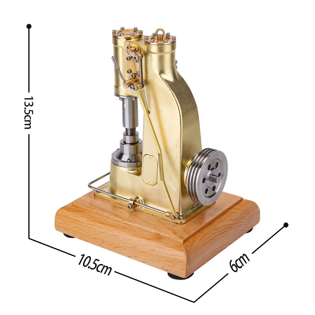 Miniatur-Modell einer Messing-Kolben-Schmiedemaschine für die industrielle Schmiede 7