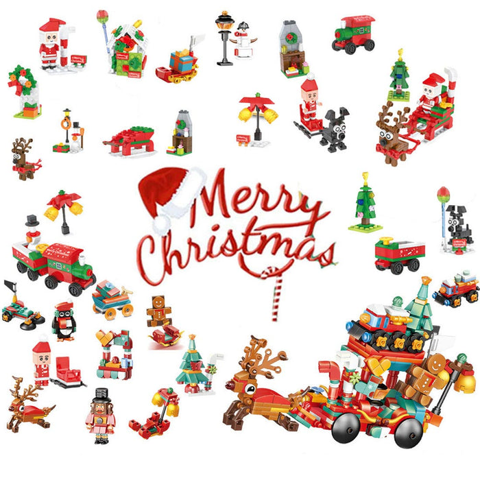Christmas Advent Calendar Building Blocks Set (500+PCS) enginediyshop